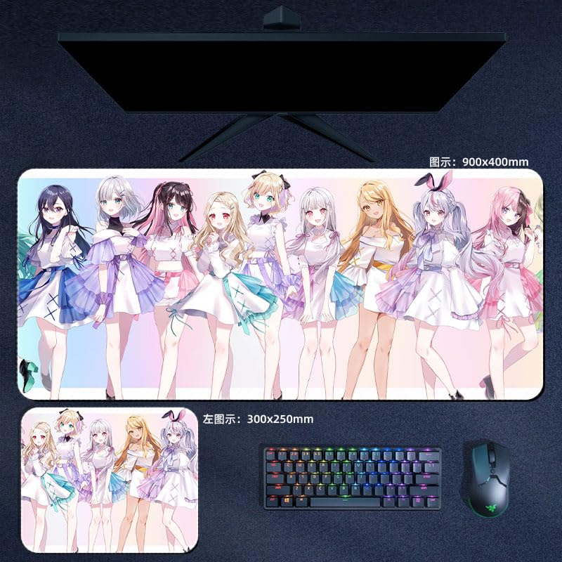 兎咲ミミ　ガラスマウスパッド VSPO! GEAR マウスパッド